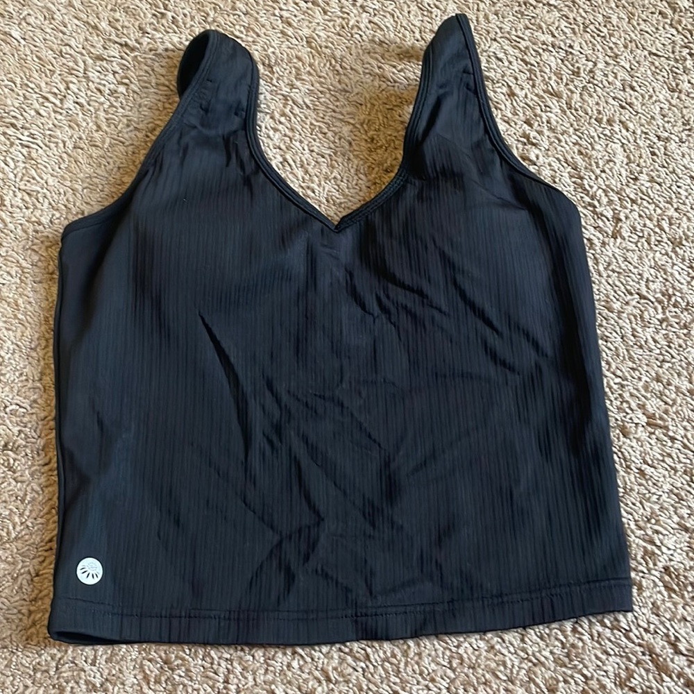 Black Senita crop top medium